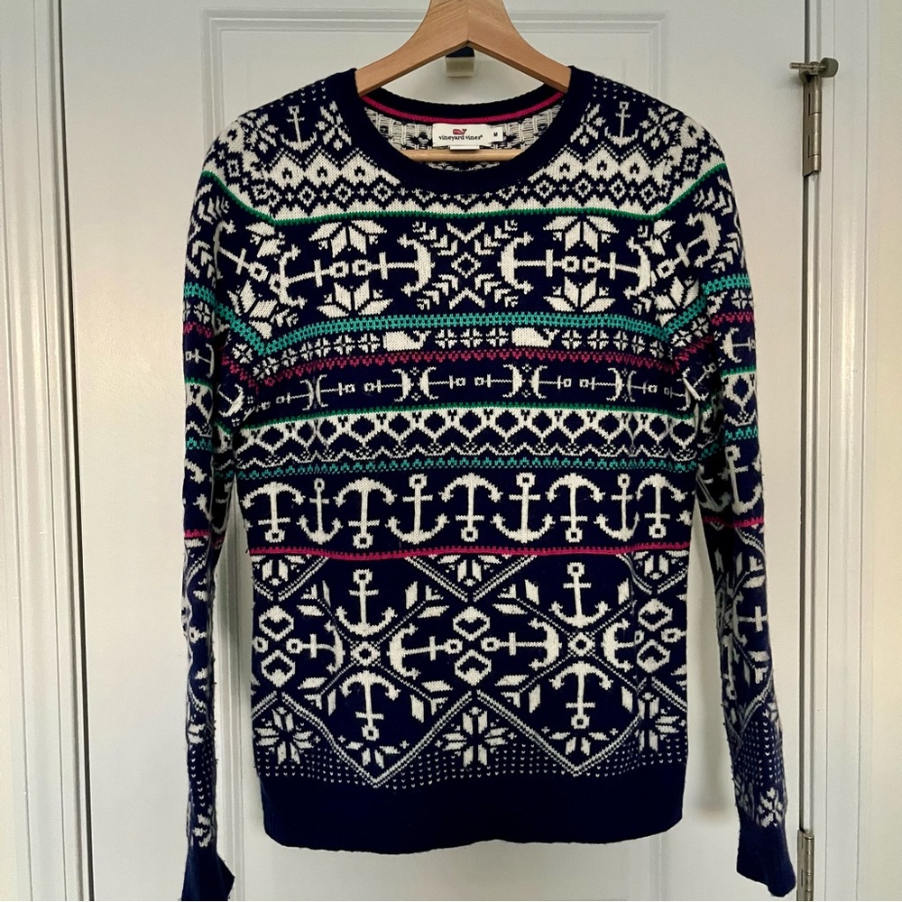 Vineyard Vines Anchor Fair Isle Sweater